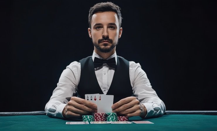 Live Speed Blackjack dealer table with HD streaming on mitra77 slot platform